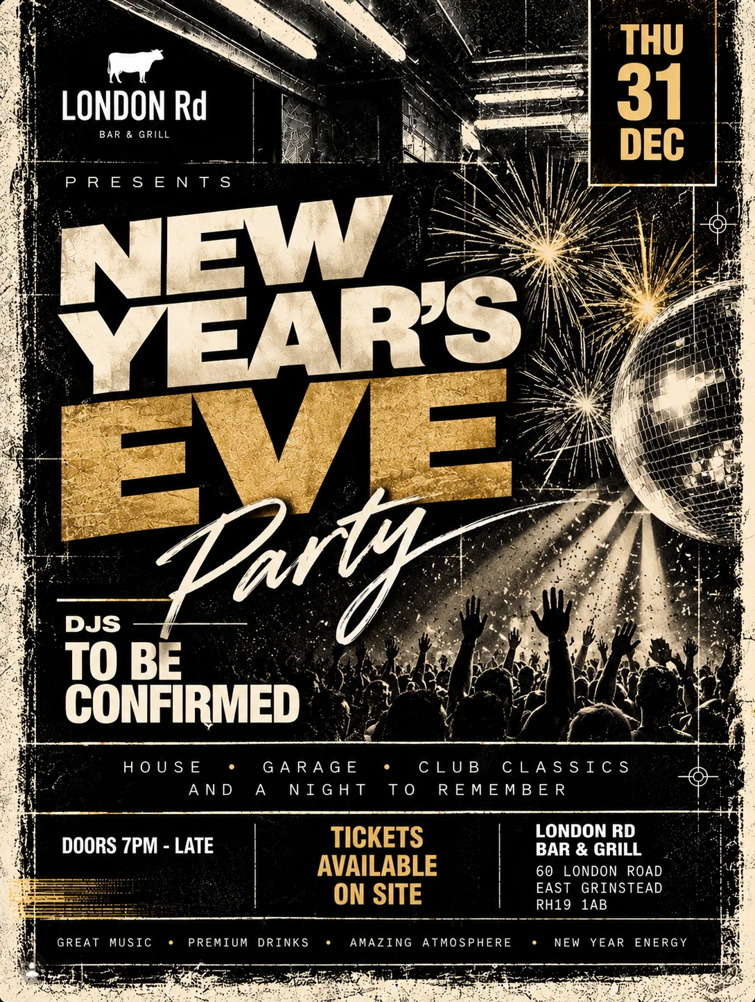 New Year's Eve — The Countdown 🥂 poster
